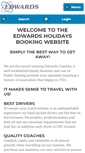 Mobile Screenshot of booking.edwardscoaches.co.uk