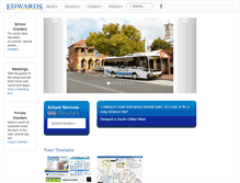 Tablet Screenshot of edwardscoaches.com.au